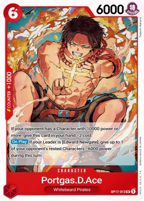 OP17-013 Portgas.D.Ace